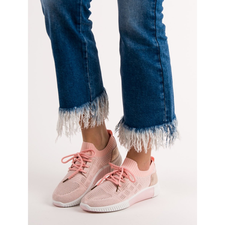 Primavera Pink Slip On Cipő rózsaszín 2