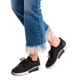 Primavera Fekete csúszós cipő 2