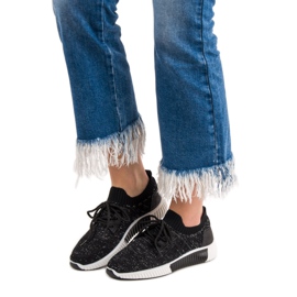 Primavera Fekete csúszós cipő 1