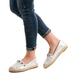 Janessa Espadrilles csapokkal szürke 2
