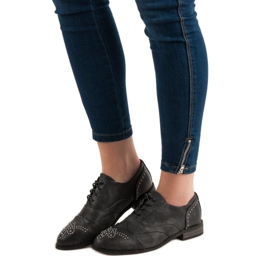 Primavera Brogues With Strassz szürke 2