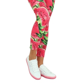 Női fehér és rózsaszín cipők B0-08 WHITE / PEACH 2