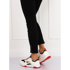 Többszínű sportcipő BK008-47 FEHÉR / KÉK sokszínű sötétkék 1