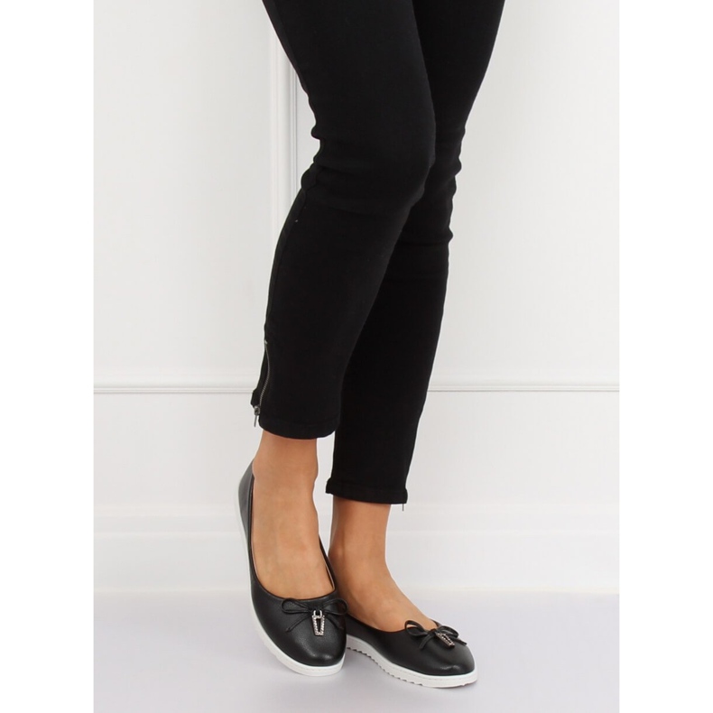 Fekete női balerinák YSD-04 Fekete 1 Fekete női balerinák YSD-04 Fekete 1