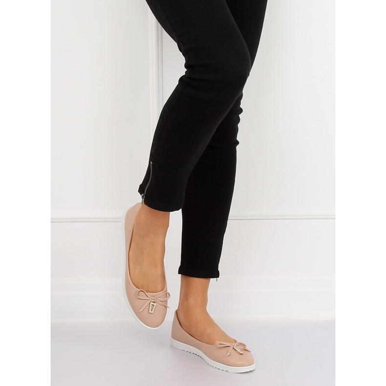 Női bézs balerinák YSD-04 Nude 2