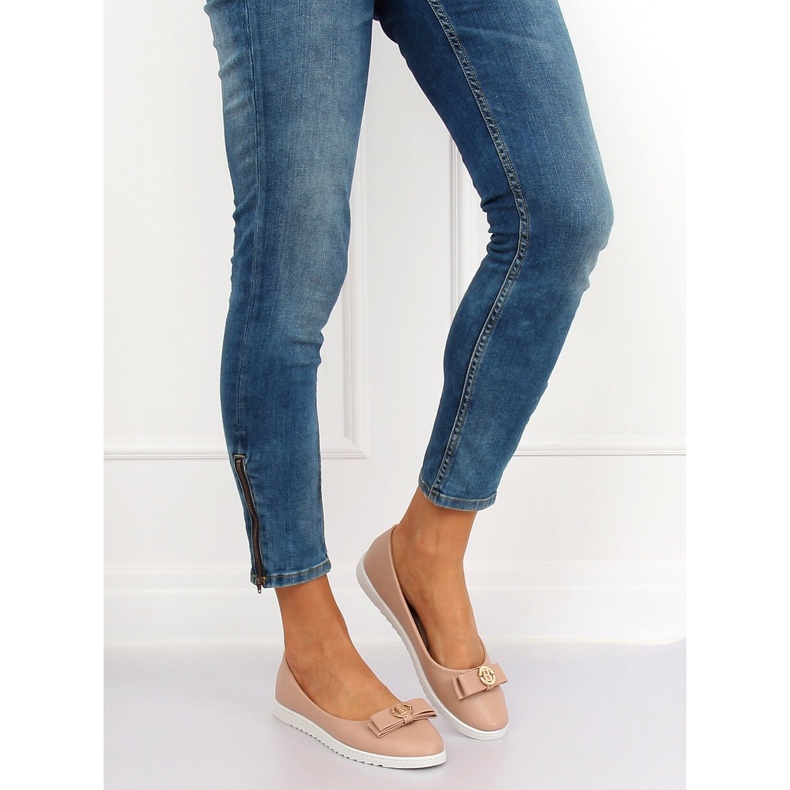 Női bézs balerinák YSD-03 Nude 1