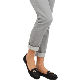 Fekete női cipők VS-662 Fekete 2