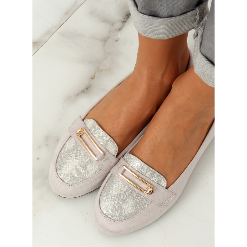 Szürke női cipók VS-662 LT.GRAY 2