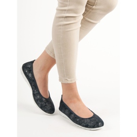 Filippo Bőr balerinák kék 2