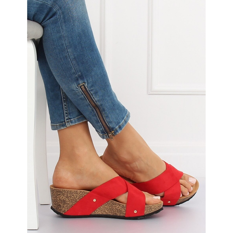 Piros G1560 Piros ék papucs 1