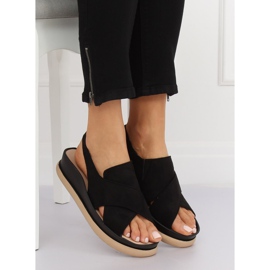 Fekete női szandál G-202 Black 1