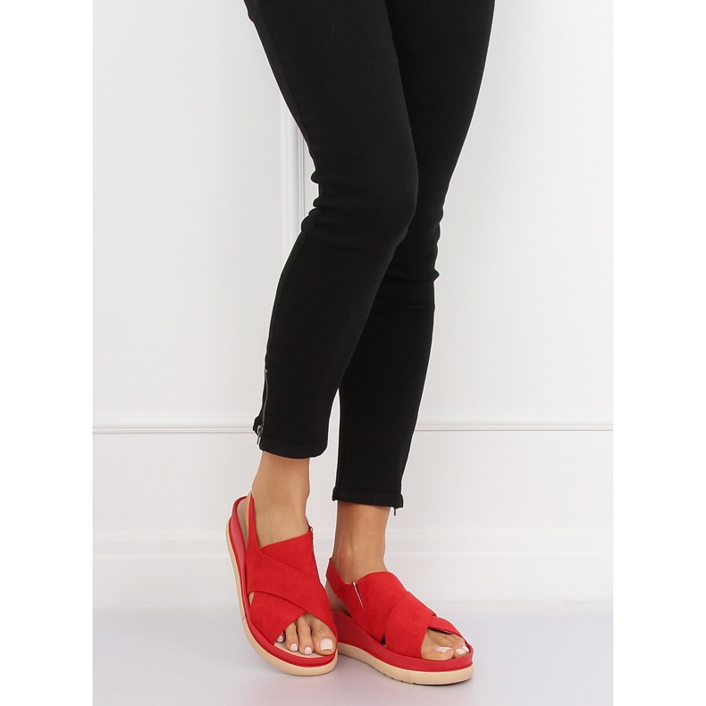 Piros női szandál G-202 Red 2