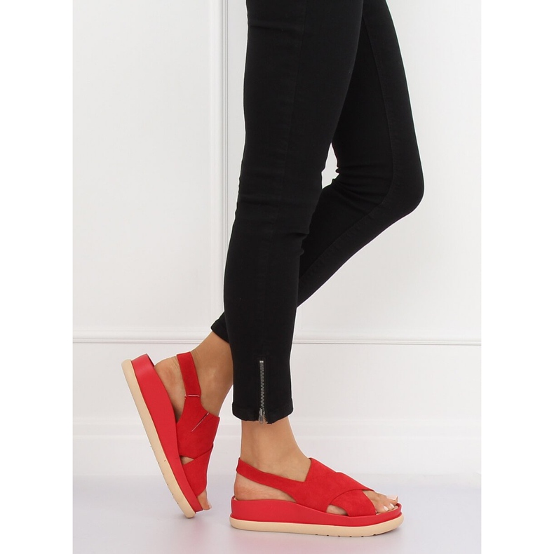 Piros női szandál G-202 Red 1