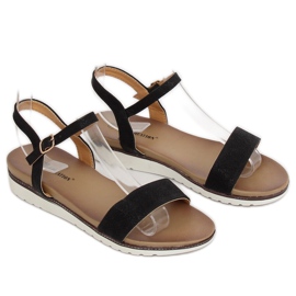 Fekete női szandál S18-33 Fekete 2