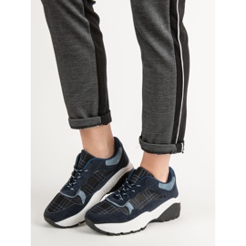 SHELOVET Navy blue cipők kék sötétkék 1