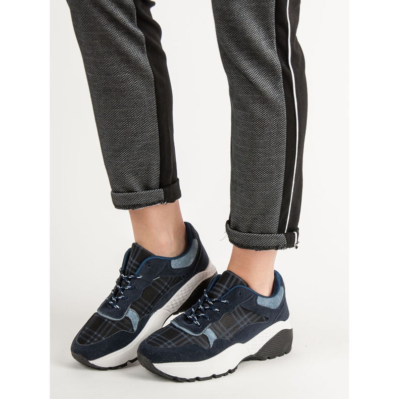 SHELOVET Navy blue cipők kék sötétkék 1