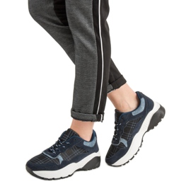 SHELOVET Navy blue cipők kék sötétkék 2