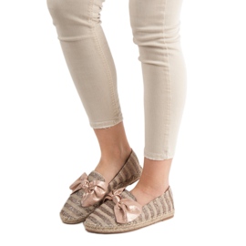Csillámos espadrillák VICES rózsaszín 1
