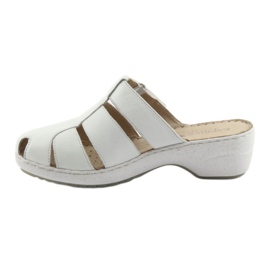 Női ék papucs Caprice 27353 fehér 2