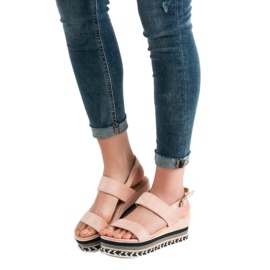 Primavera Boho Wedge szandál rózsaszín 1