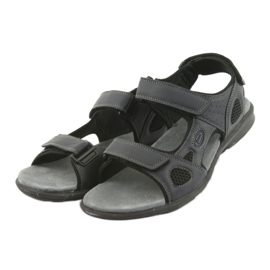 American Club Amerikai HL06 sportszandál fekete sötétkék 3