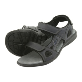 American Club Amerikai HL06 sportszandál fekete sötétkék 4