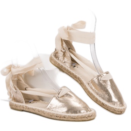 Cm Paris Csomózott Espadrilles sárga 2