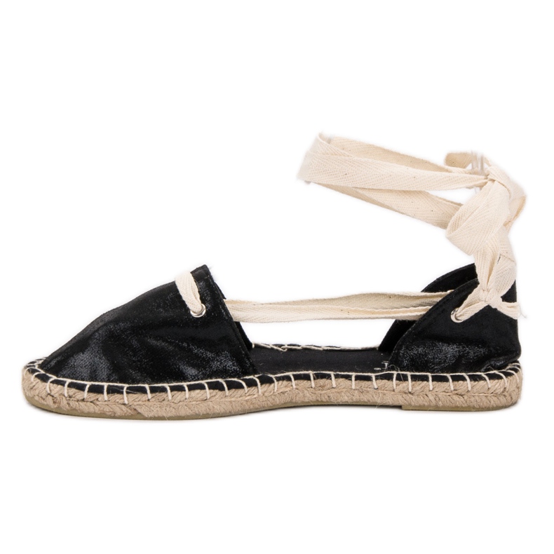 Cm Paris Csomózott Espadrilles fekete 1 Cm Paris Csomózott Espadrilles fekete 1