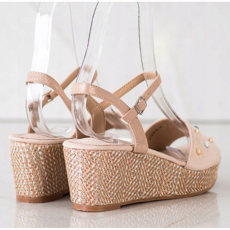 Aclys Alkalmi ék szandál barna 1