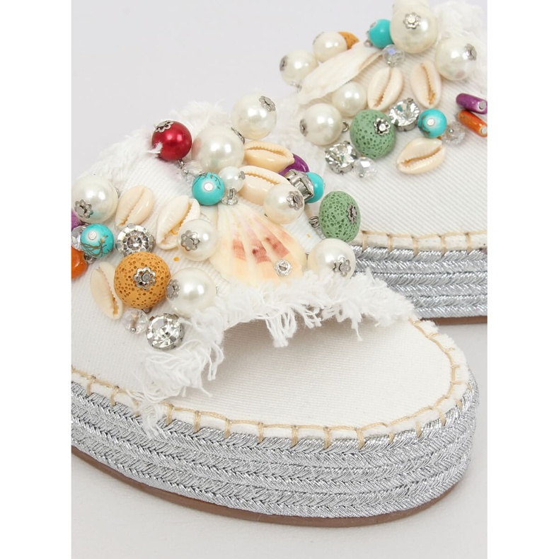 Fehér JH80 Fehér farmer espadrilles sokszínű 1