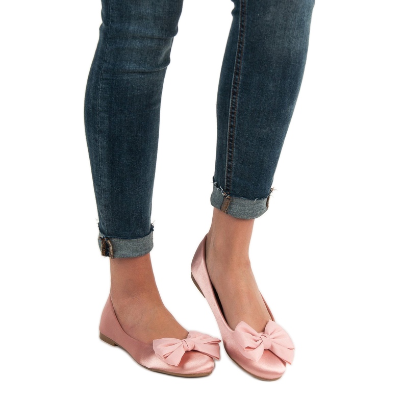 BELLAMILA Szatén balerinák rózsaszín 1