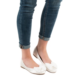 BELLAMILA Szatén balerinák fehér 2