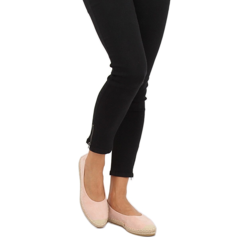 Rózsaszín balerina espadrilles N-2980 Pink 2