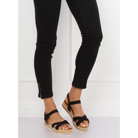 Fekete női szandál Y1521 Fekete 1