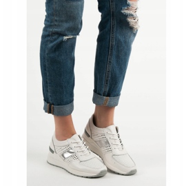 Filippo Bőr ék cipők fehér 2