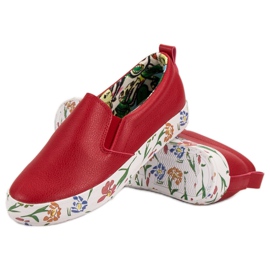 Groto Gogo Divatos Slipons piros 1