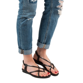 Camo Fekete Slip-On szandál 2