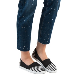 SHELOVET Slip On Light Cipők fehér fekete 2