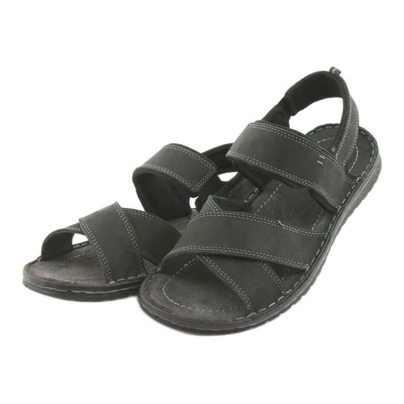 Riko Férfi sportbőr szandál 852 fekete 3