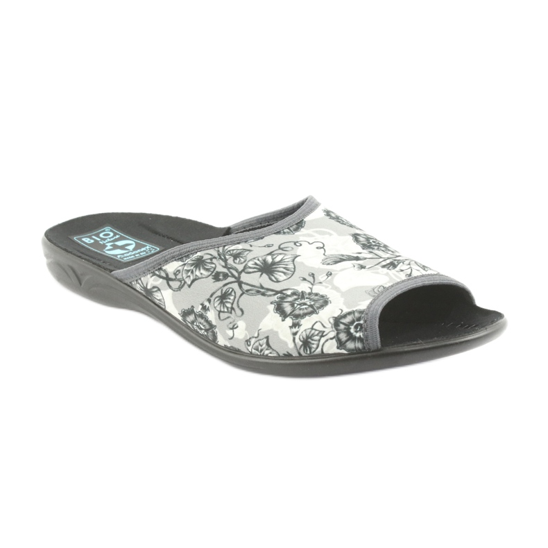 Női papucs Adanex 23981 szürke fekete ekru 1