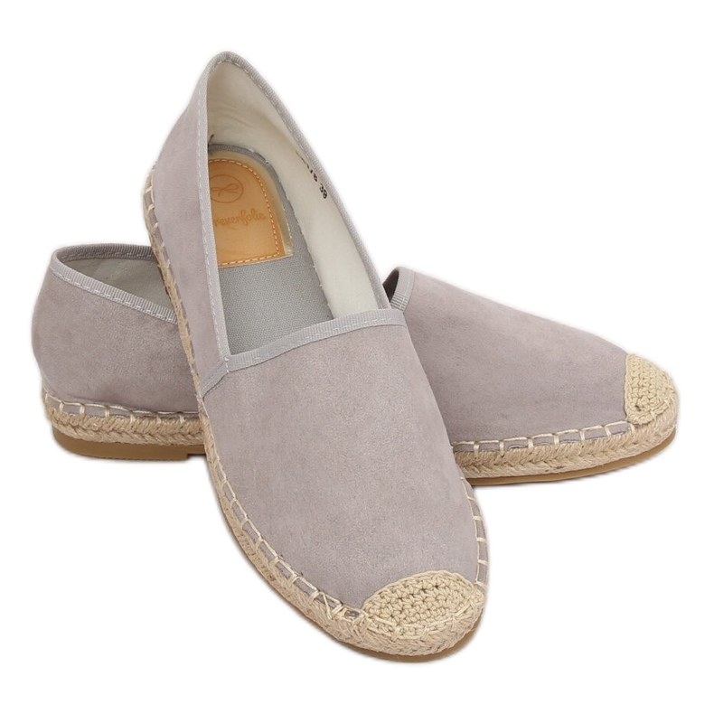 Szürke espadrillák nőknek LX178 Szürke 1