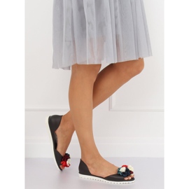 Fekete Meliski balerinák SE-9613 Fekete 2