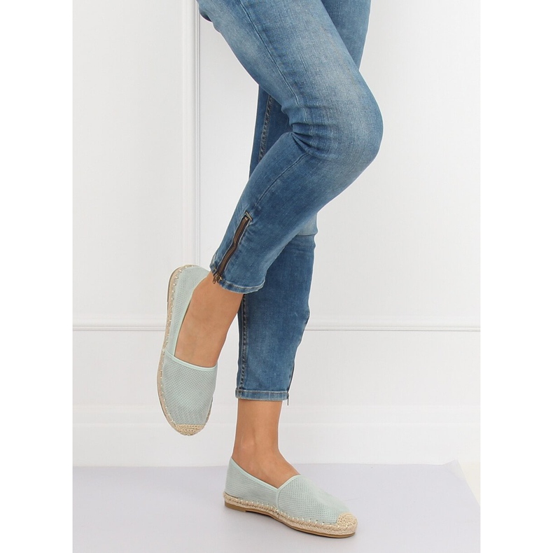 Női espadrilles aquamarine N-2978 L.GREEN zöld 1 Női espadrilles aquamarine N-2978 L.GREEN zöld 1