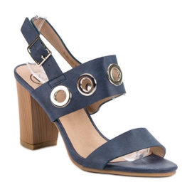 Kylie Kék magas sarkú szandál 1
