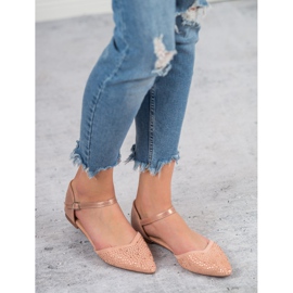 Primavera Rögzített balerinák köbcirkóniával rózsaszín 2