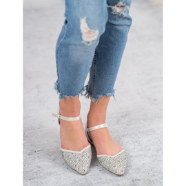 Primavera Rögzített balerinák köbcirkóniával szürke 2 Primavera Rögzített balerinák köbcirkóniával szürke 2