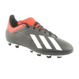 Adidas X 18.4 Fg M BB9375 futballcipő fekete 1