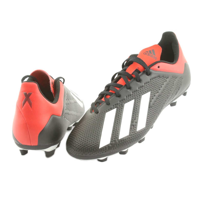 Adidas X 18.4 Fg M BB9375 futballcipő fekete 4