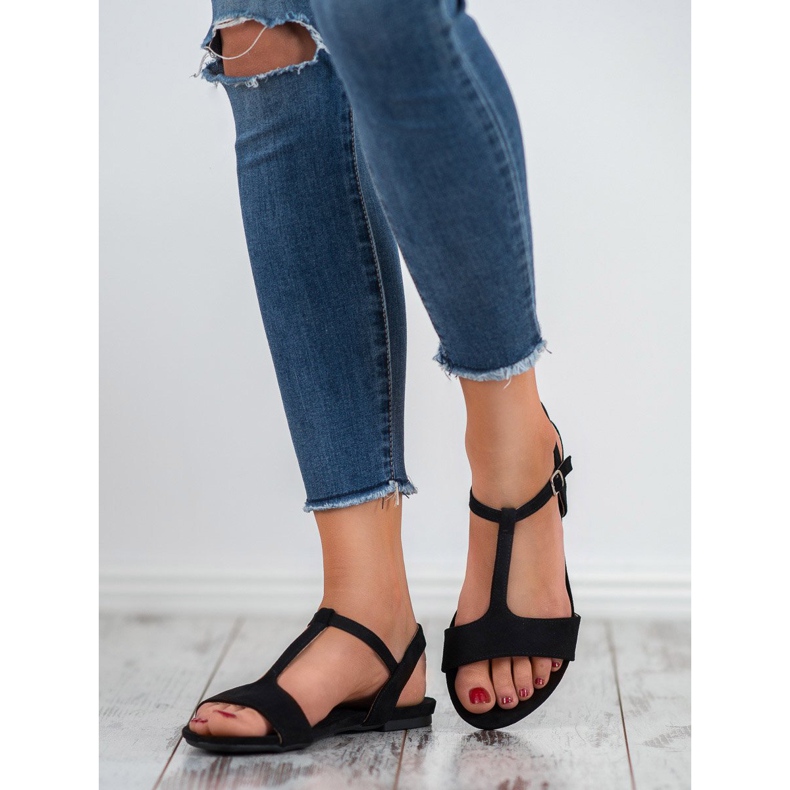 Evento Alkalmi szandál fekete 1