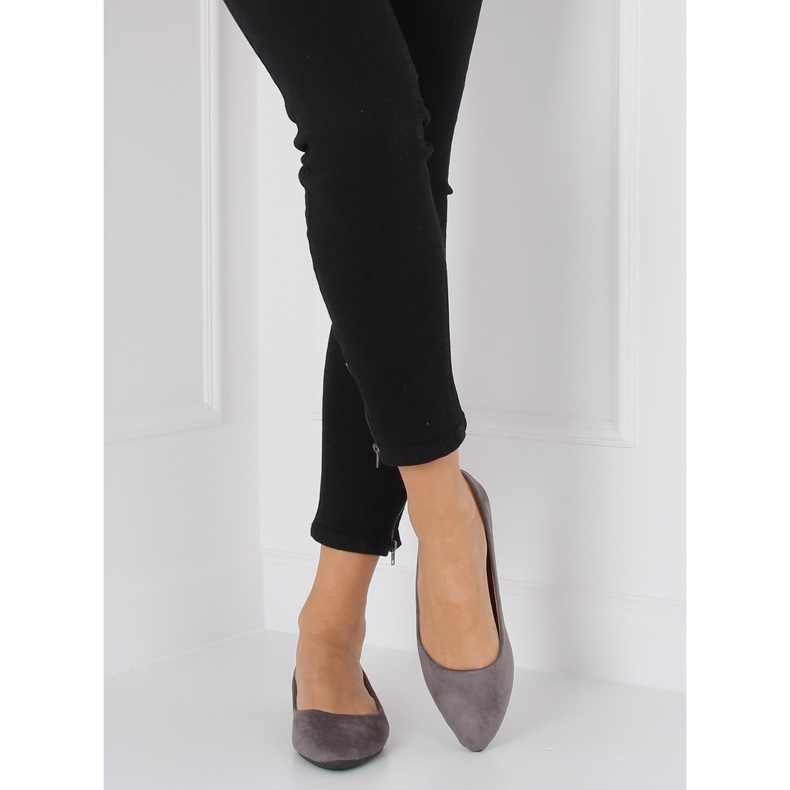 Balerinák mandulaszürke orr WD39P Szürke 2